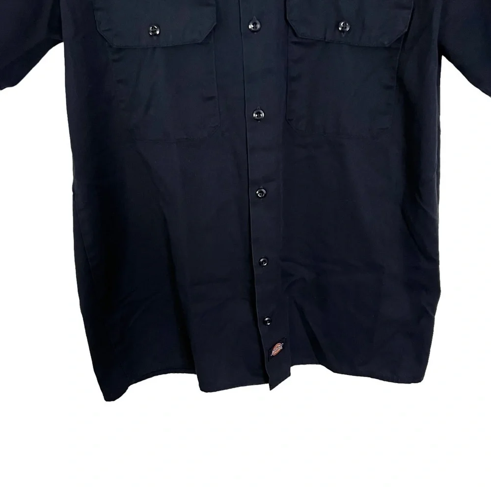 Dickies Blue Short Sleeve Work Shirt Medium